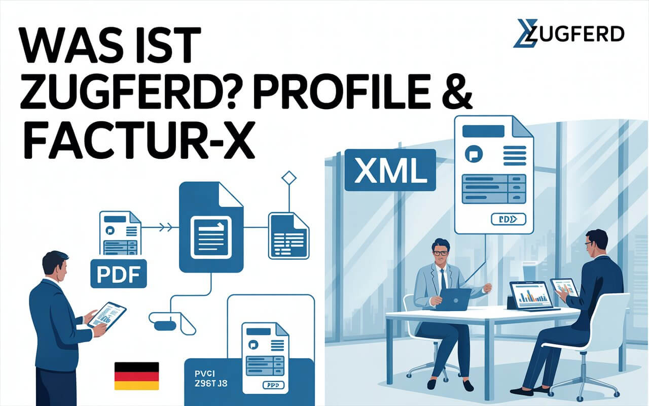 Was ist ZUGFeRD? Profile & Factur-X 2026 Was ist ZUGFeRD? Profile & Factur-X